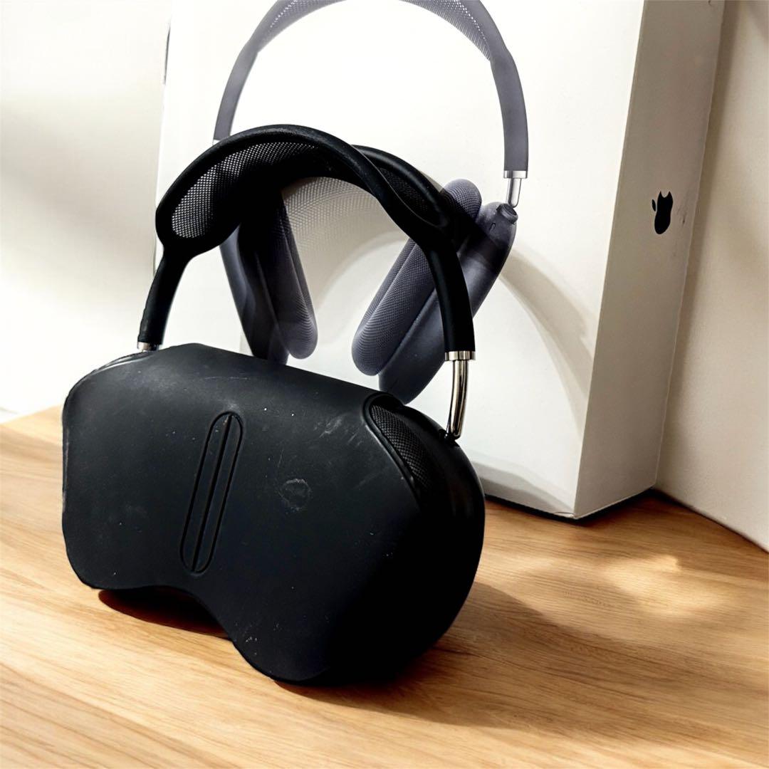 【中古・美品】AirPodsMax 第二世代ミッドナイト キズあり保証残りあり