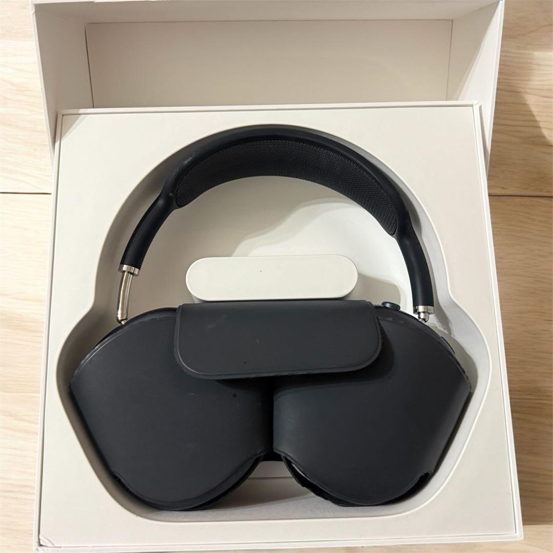 【中古・美品】AirPodsMax 第二世代ミッドナイト キズあり保証残りあり