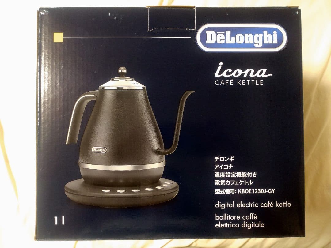 SK 新品未開封　デロンギ アイコナ ケトル KBOE1230J-GY