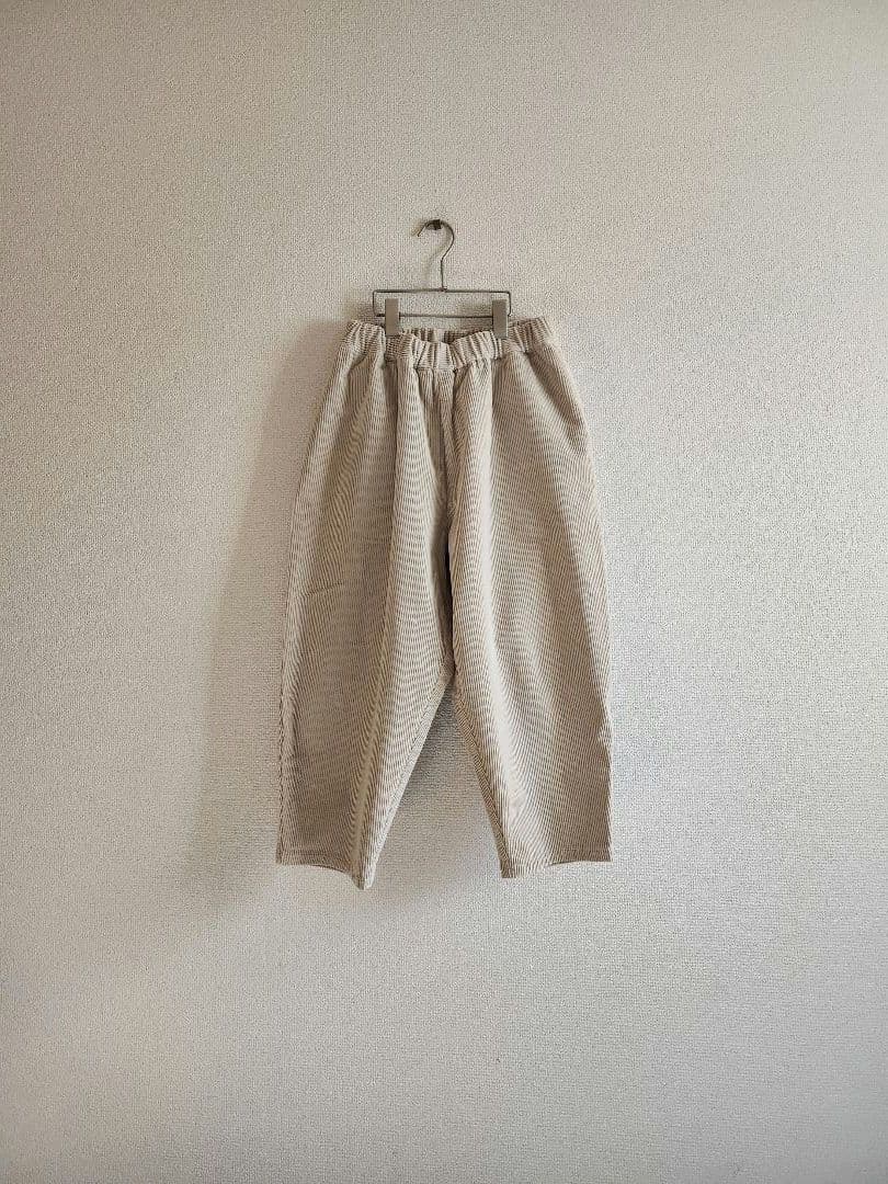 週末値下げ 日本製*オローネ バルーンパンツ コーデュロイ*クリーム