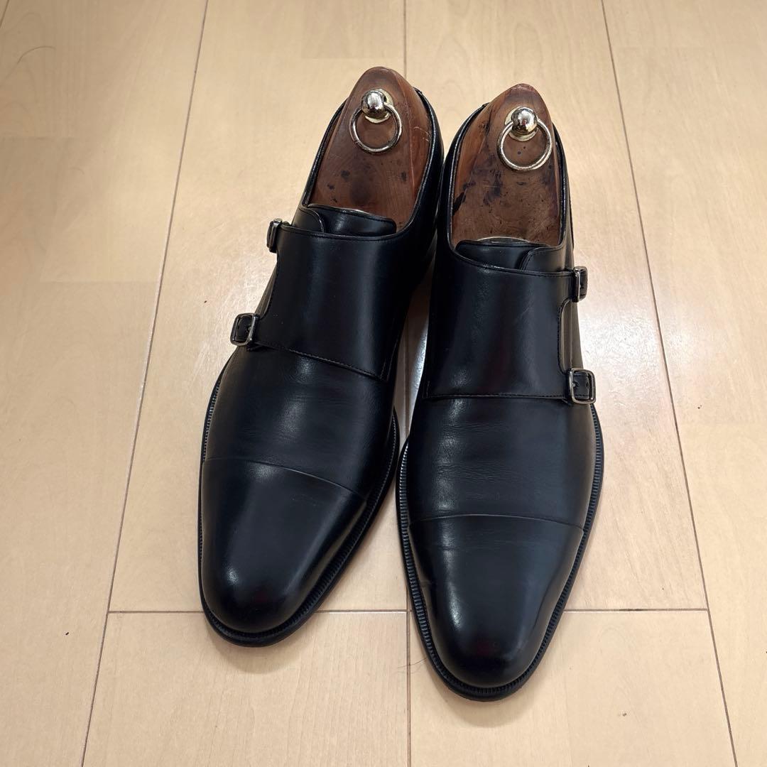 620.A.TESTONI アテストーニ 上級ライン ダブルモンク UK8