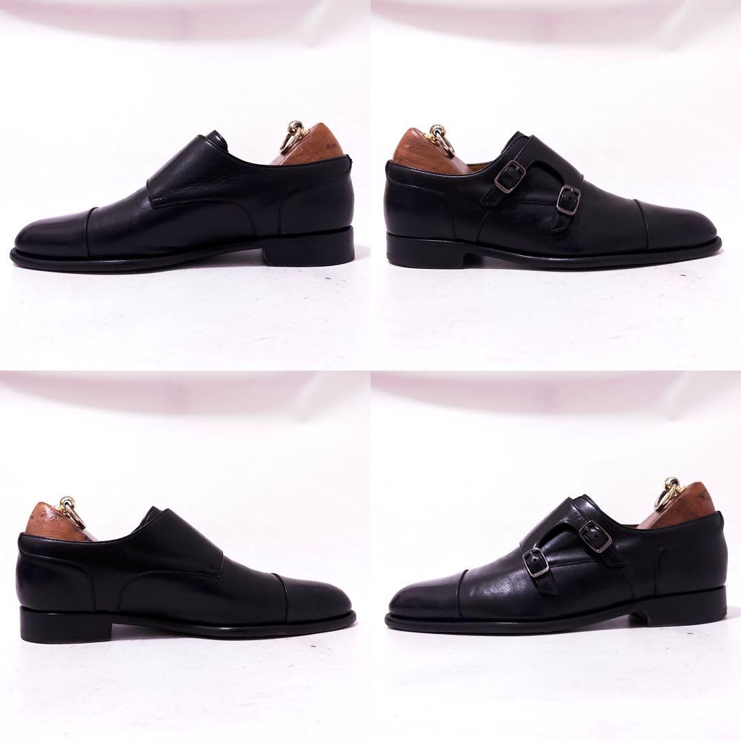 620.A.TESTONI アテストーニ 上級ライン ダブルモンク UK8