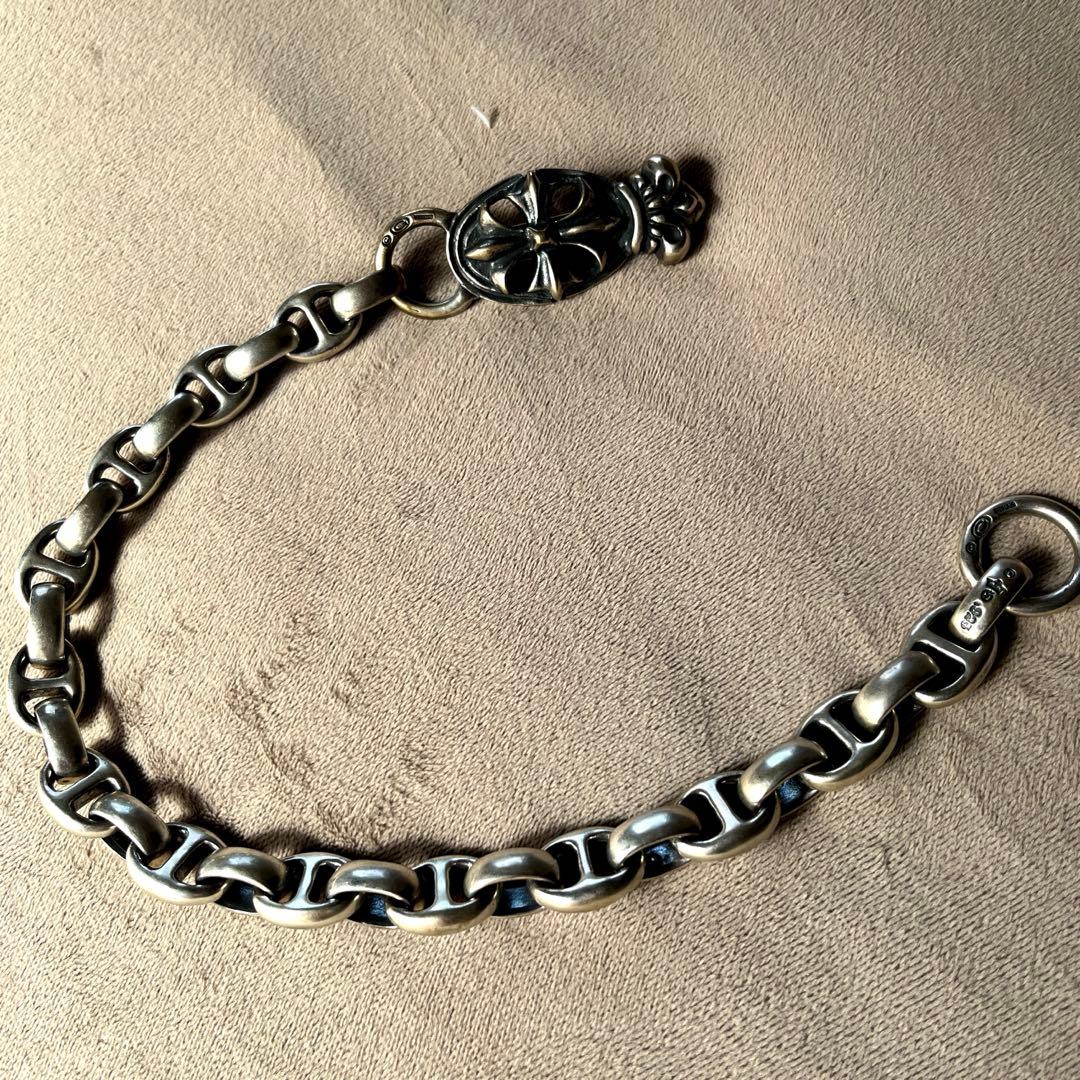 ガボール クラウンクロスオーバルキーパー スムースアンカーウォレットチェーン