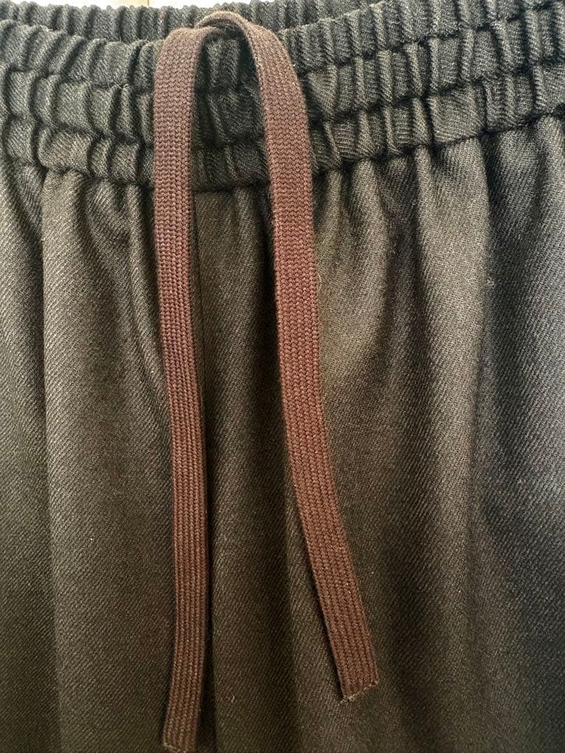 [新品タグ付き]イエナウォッシャブルサキソニーウールショートパンツ ブラック38