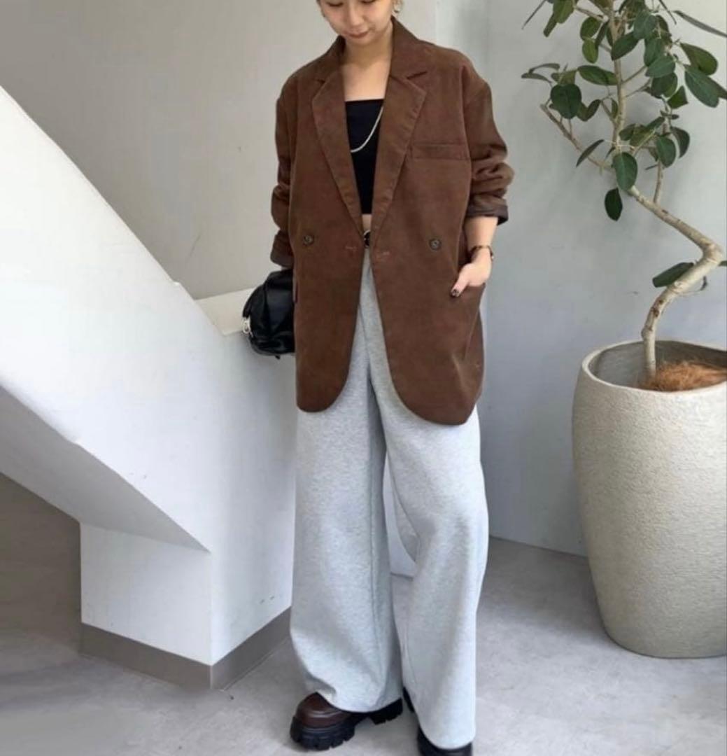 ディスコート★コーデュロイWブレストジャケット