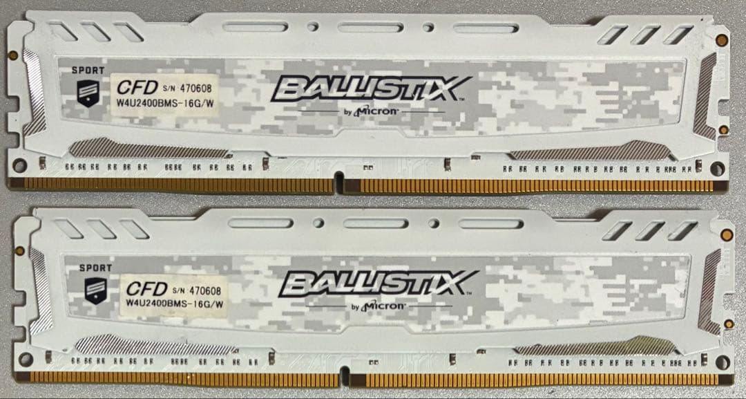 【中古】DDR4-2400 32GB(16GB×2枚) CFD