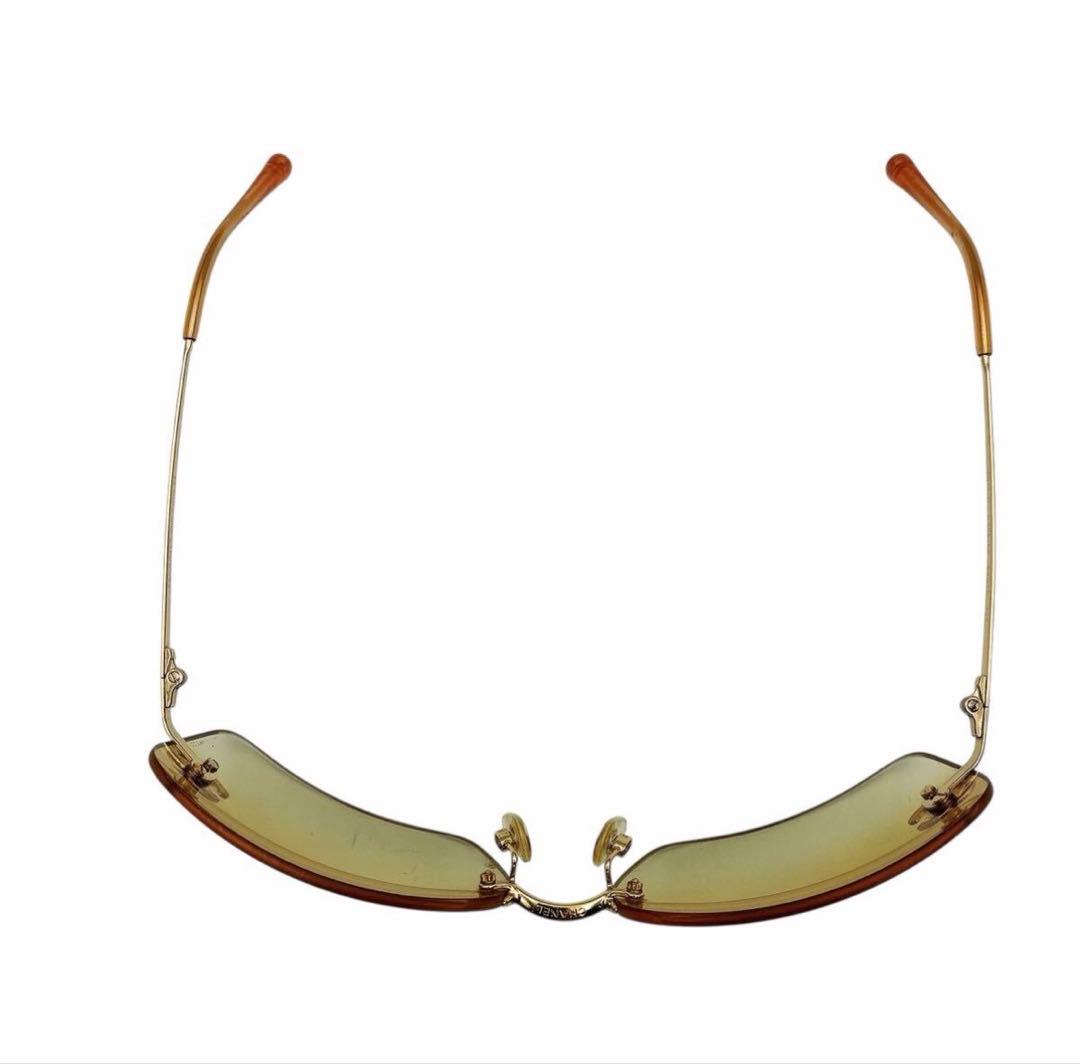 シャネル サングラス 4017-D ココマーク ラインストーン リムレス Y2K