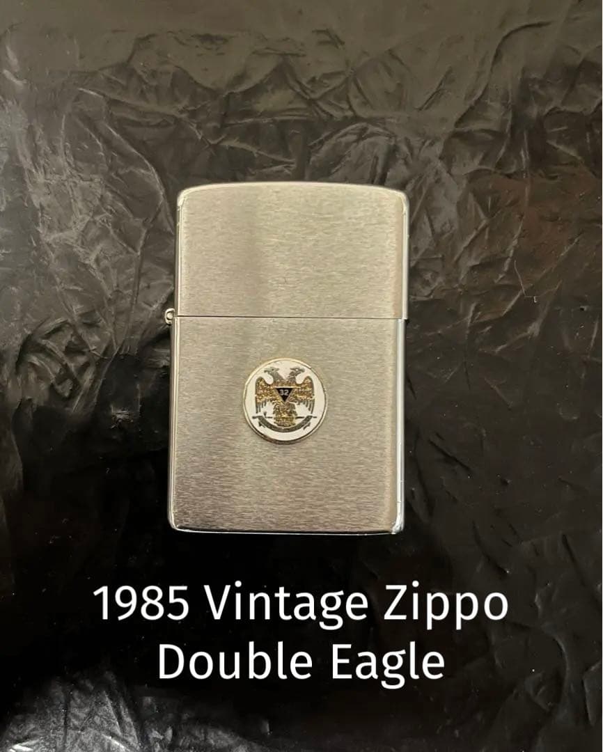 ヴィンテージ ジッポ 1985年製 32階位 双頭鷲 フリーメイソン