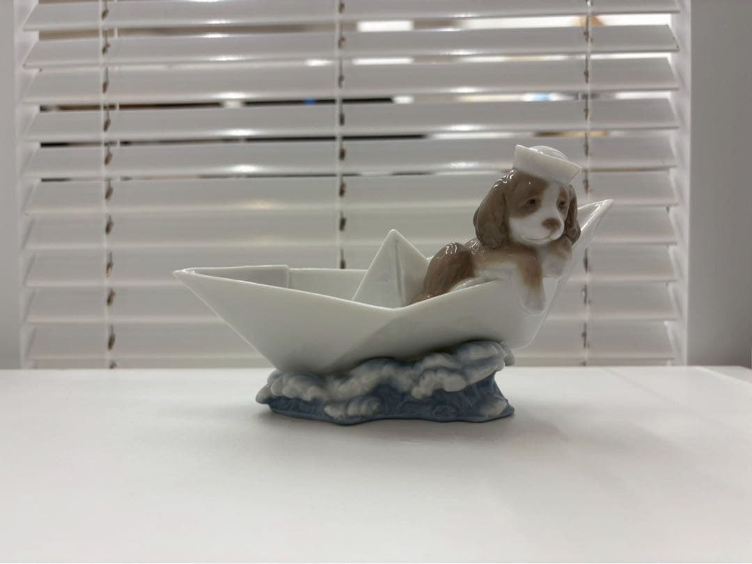 LLADRO リヤドロ 人形 お船に乗って 置物 フィギュリン 美品 to01