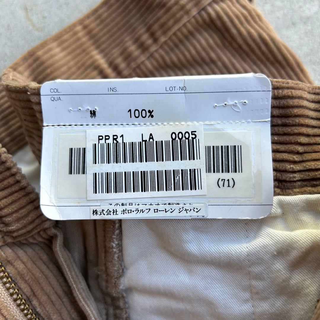 新品 90年代 POLO Ralph Lauren パンツ コーデュロイ W28
