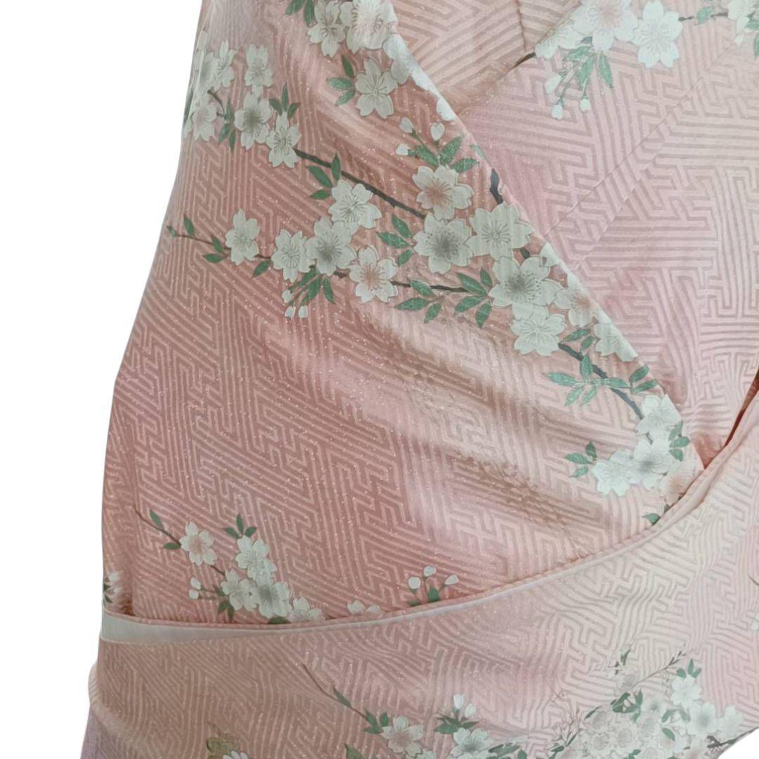 LULU91 着物 振袖 ピンクオレンジ グラデーション 花 やまと謹製