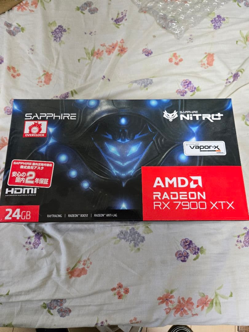 グラフィックボード・グラボ・ビデオカード Sapphire Radeon RX 7900 XTX 24GB Nitro+