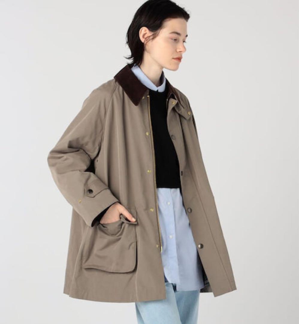 【新品タグ付】ハーフコート ライトベージュTOMORROWLAND ¥39600