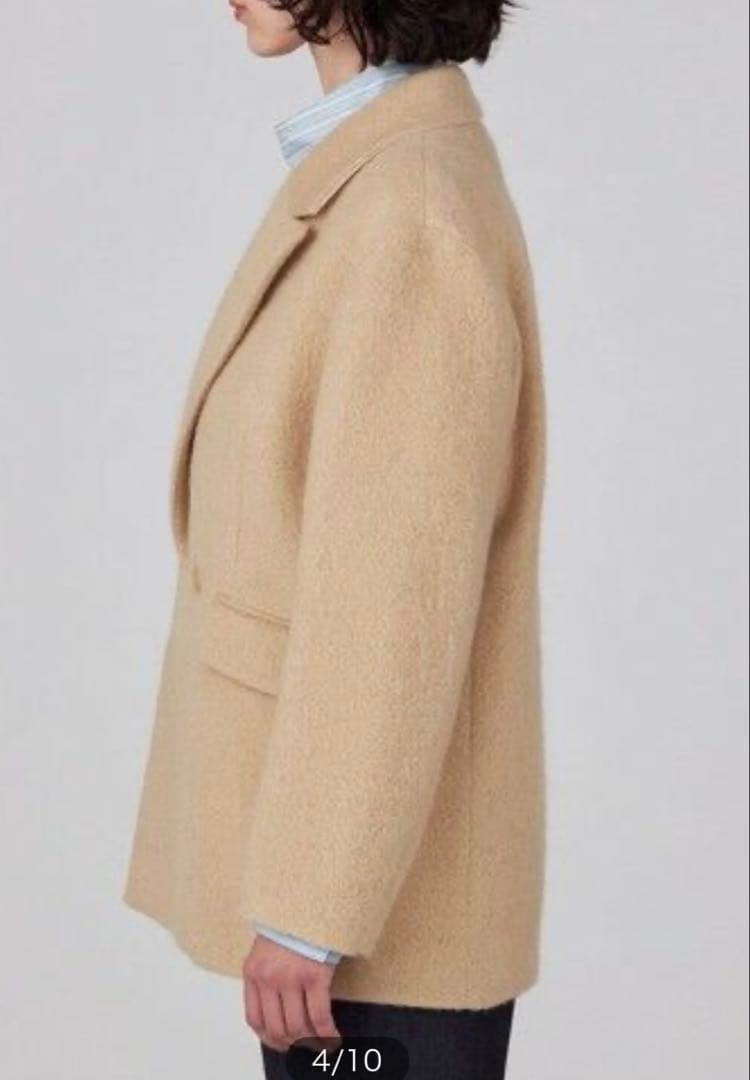 ⭐︎みこ12⭐︎美品⭐︎クリーニング済⭐︎モヘヤシャギー ダブルジャケット