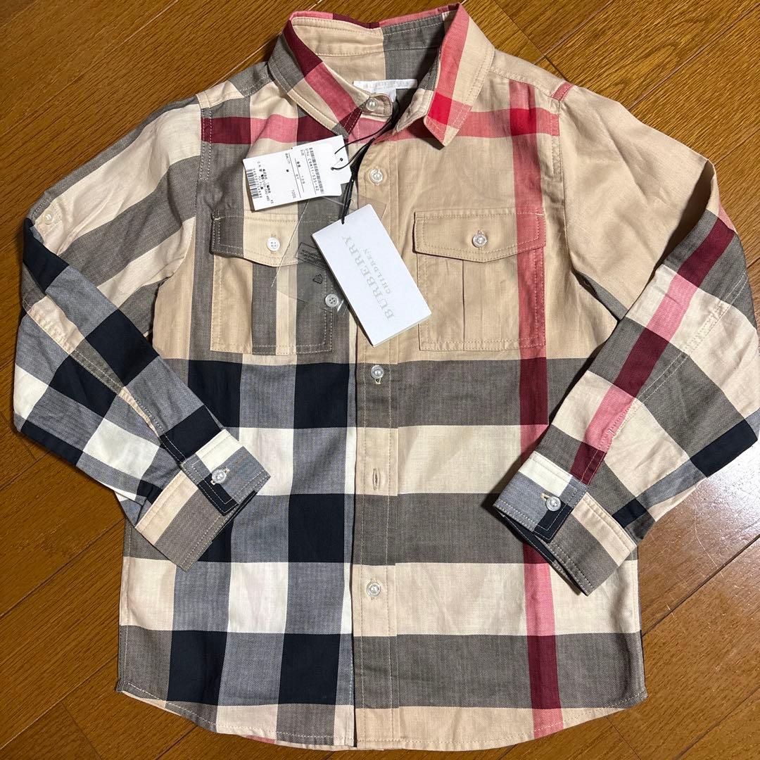 新品　バーバリー　チルドレン　シャツ　8Y 120〜130cm