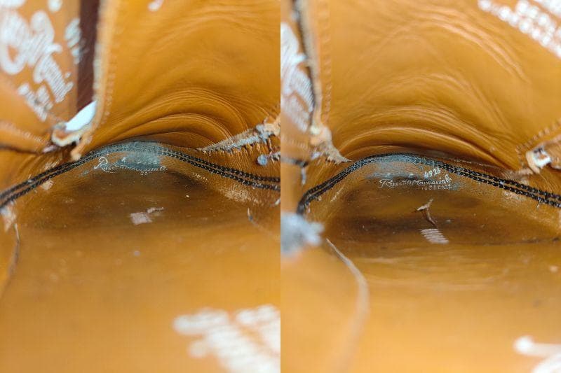 OK ラッセルモカシンオネイダ 8E イエロー マンソンラスト