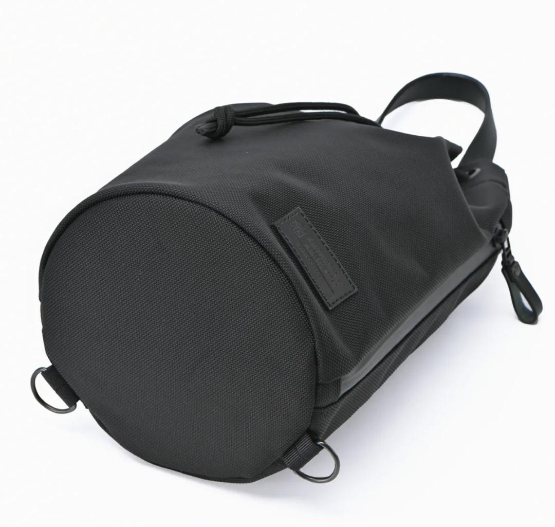 美品 カワニシカバン bov ボブ コーデュラ 巾着型 バッグ ボンサック