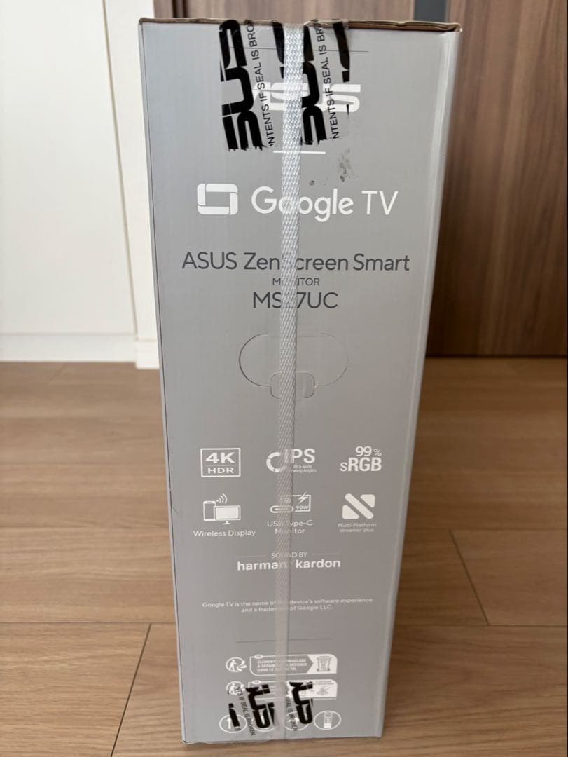 ASUS テレビ ZenScreen Smart MS27UC モニター