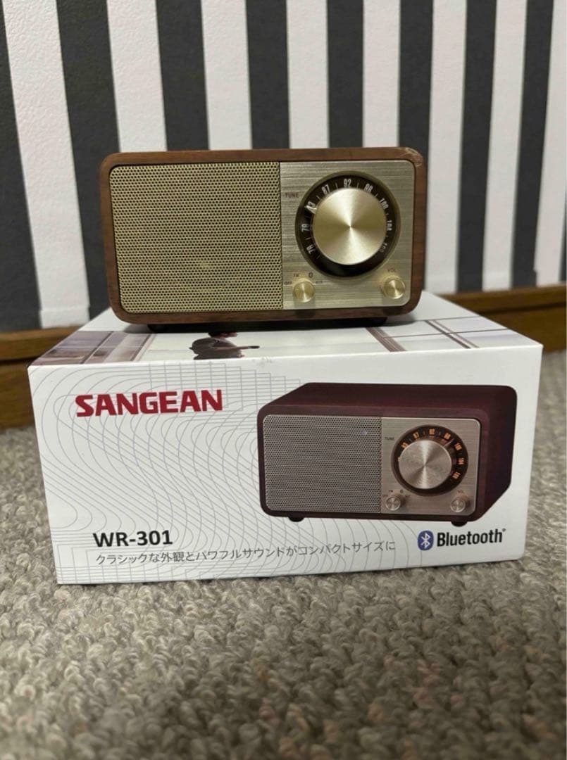 Sangean WR-301 FMラジオ・Bluetoothスピーカー