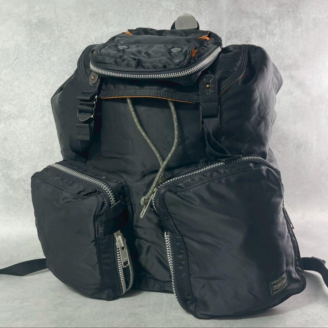 極美品✨PORTER 吉田カバン タンカー リュックサック 黒 大容量 ポケット