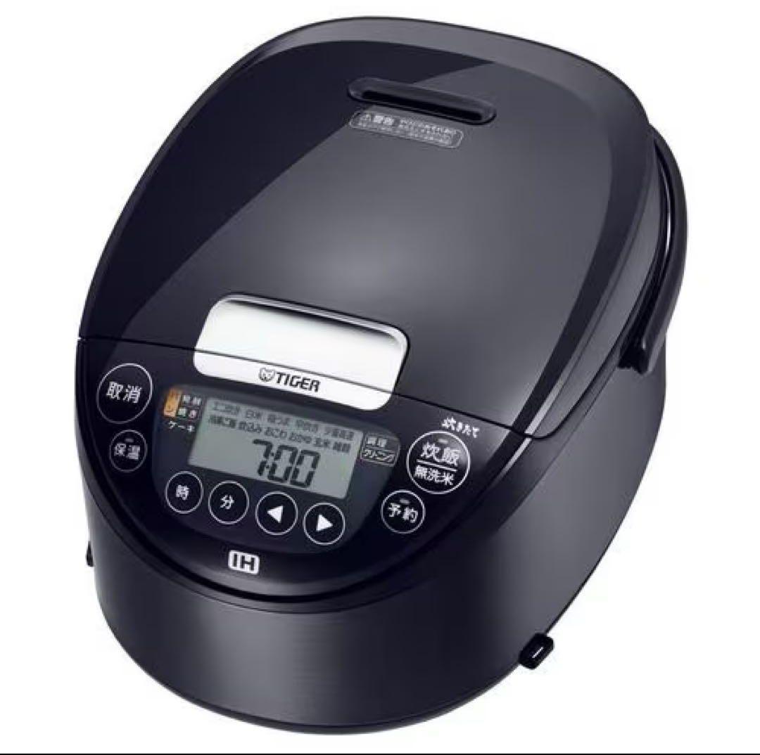タイガーTIGER IH炊飯器 炊きたてJPW-Y100KV 5.5合 黒