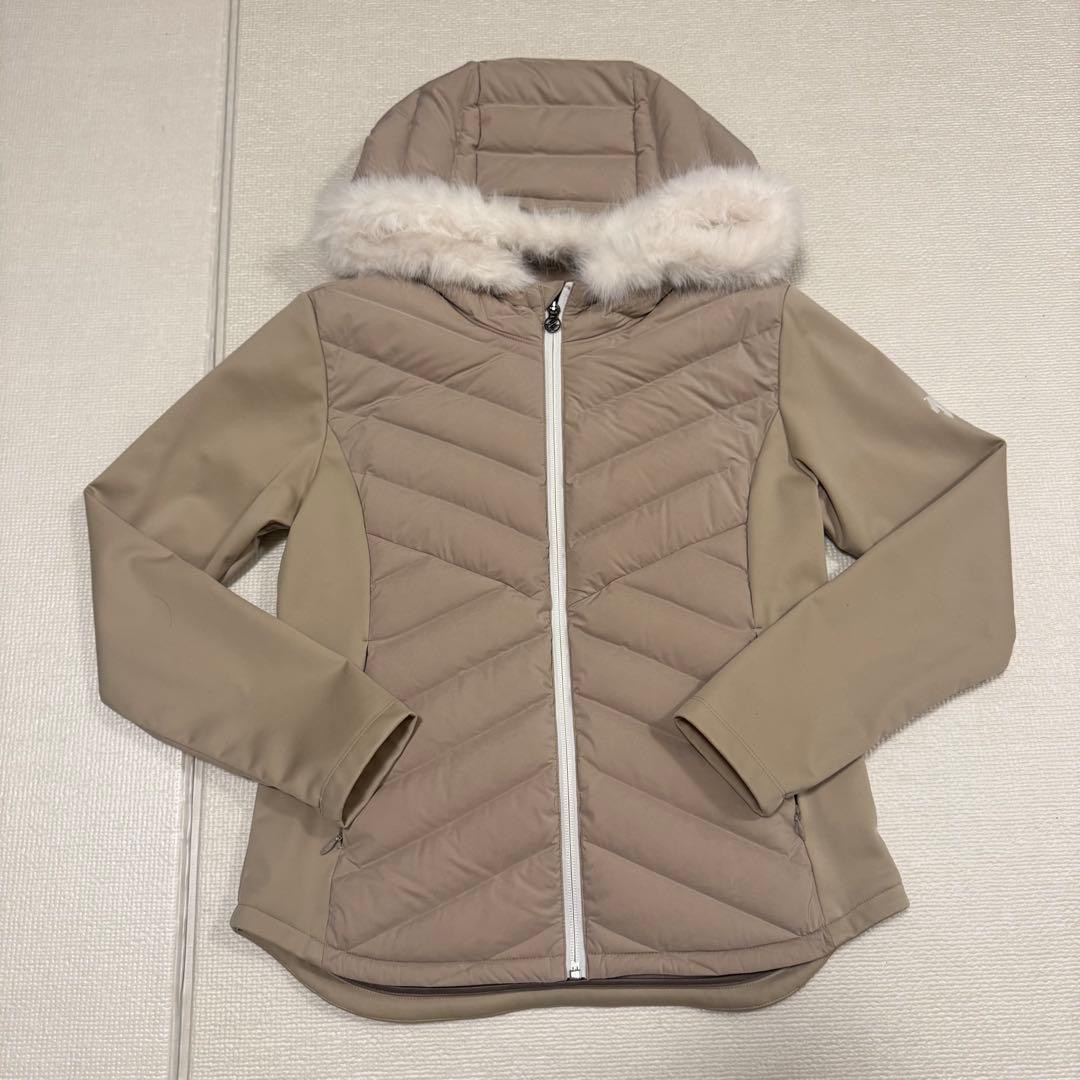 【超美品】デサントゴルフ　ハイブリッドフーディーダウンジャケット