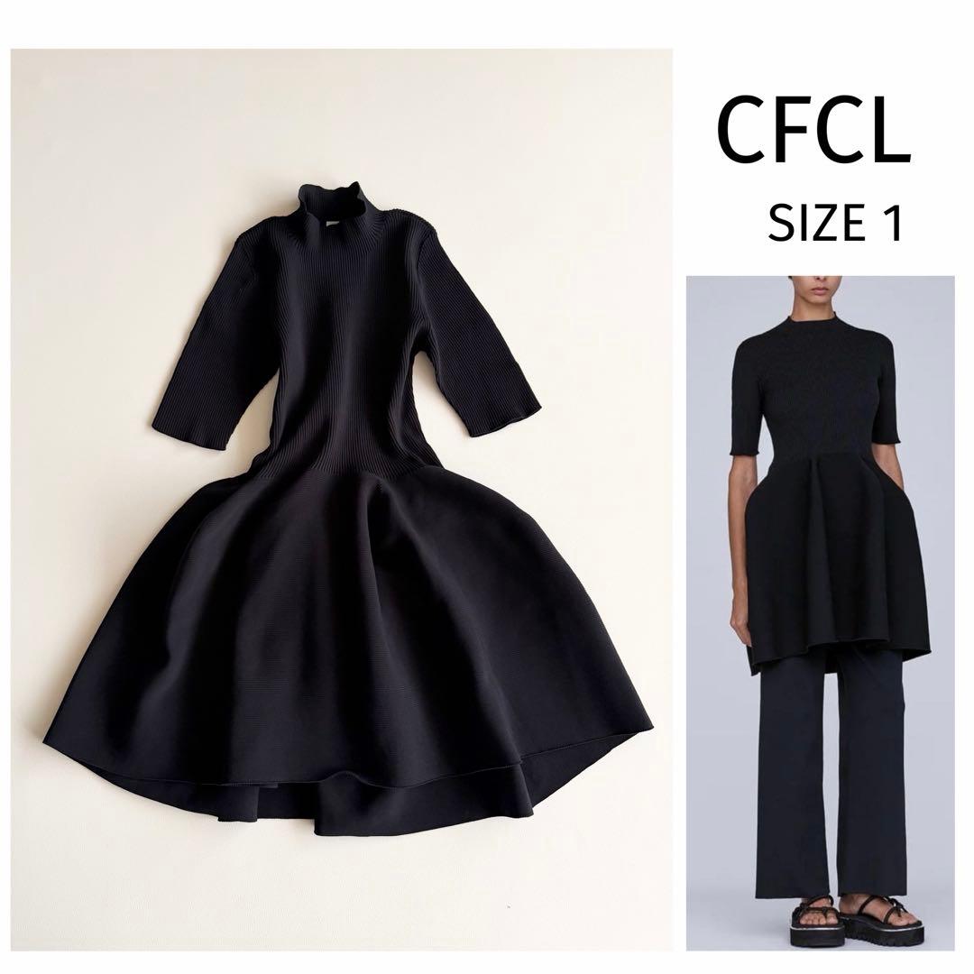 【CFCL】POTTERY SHORT SLEEVE MINI DRESS 1