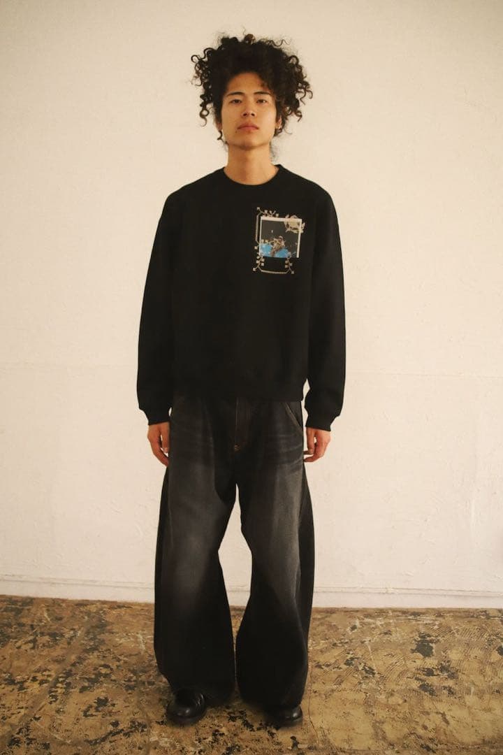 トップス KHOKI 25AW Embroidery & print sweat