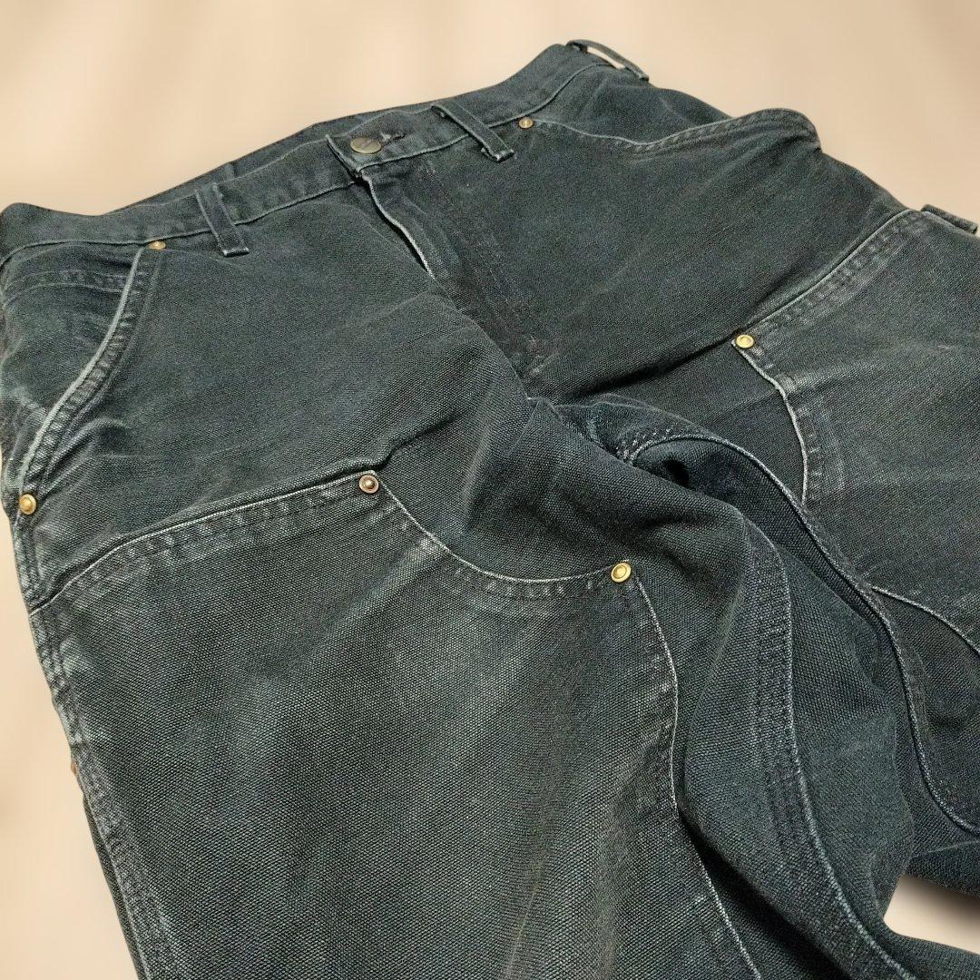 Carhartt B136 ダブルニー ワークパンツ ブラック フェード