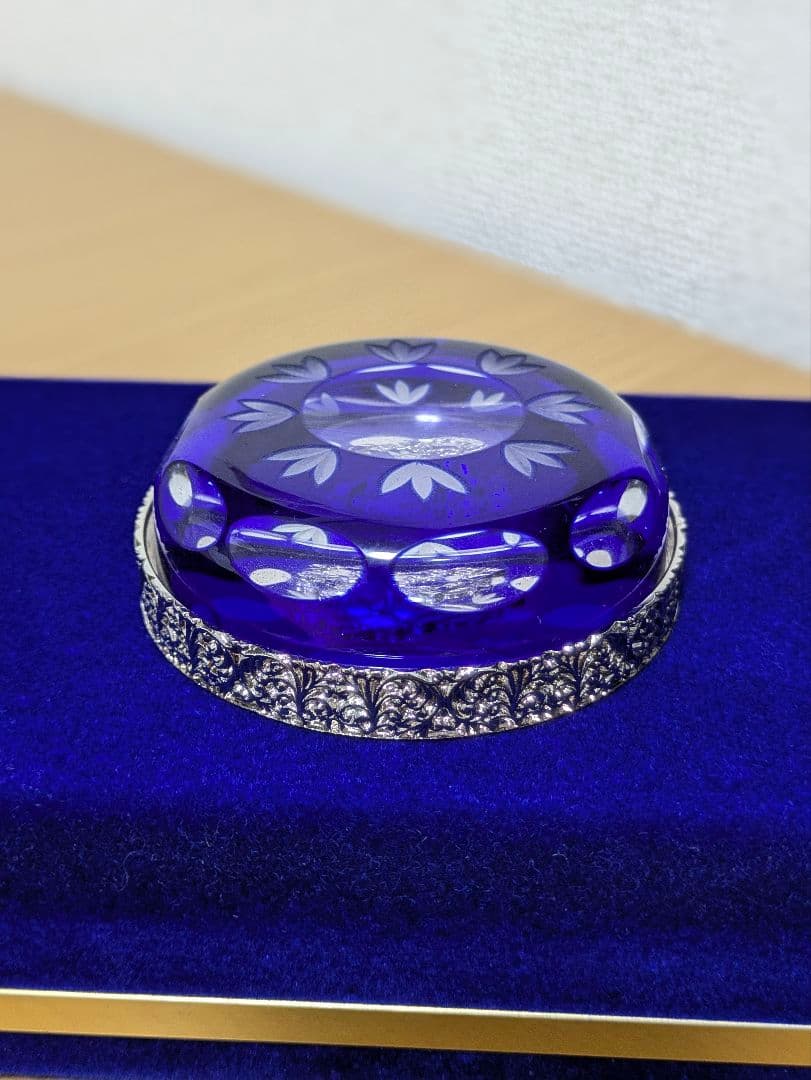 希少品 非売品 切り子クリスタル 創価学会 SGI 池田 会長 海外メンバー授与