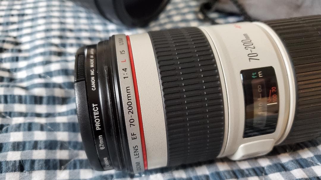 美品　Canon EF 70-200mm　1:4 L IS USM ズームレンズ