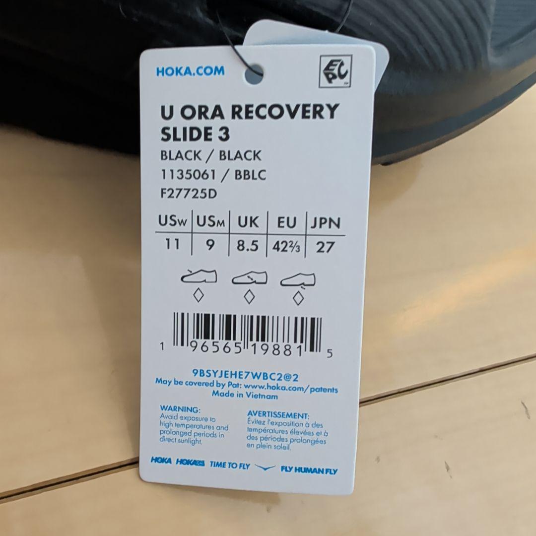hoka ora recovery slide3　27cm