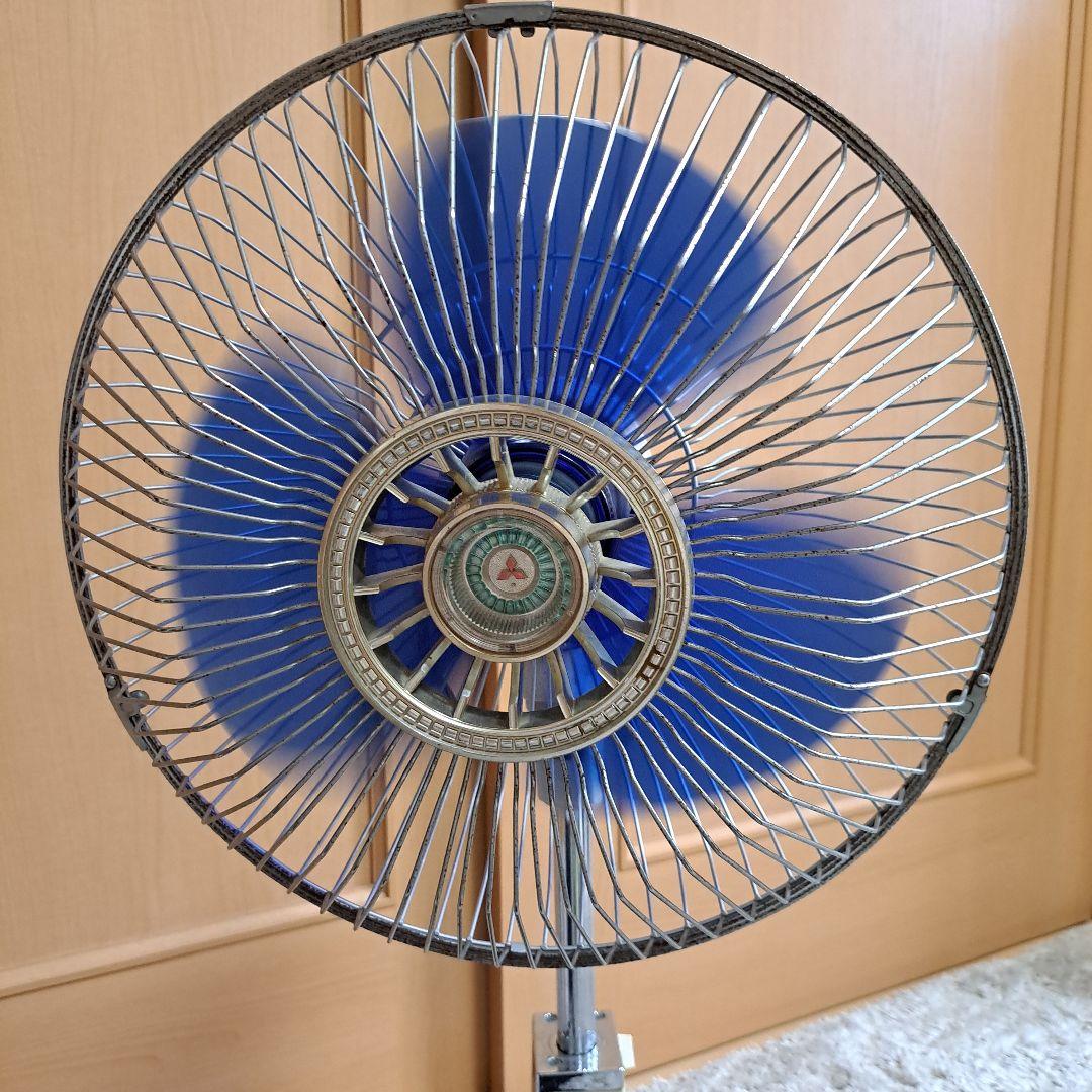 【希少】昭和レトロ　三菱　扇風機　リビングファン　R30-SF6　高級お座敷扇