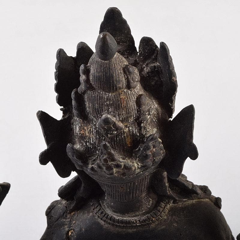 横山　中国　古銅　チベット仏　仏像　M　R9256