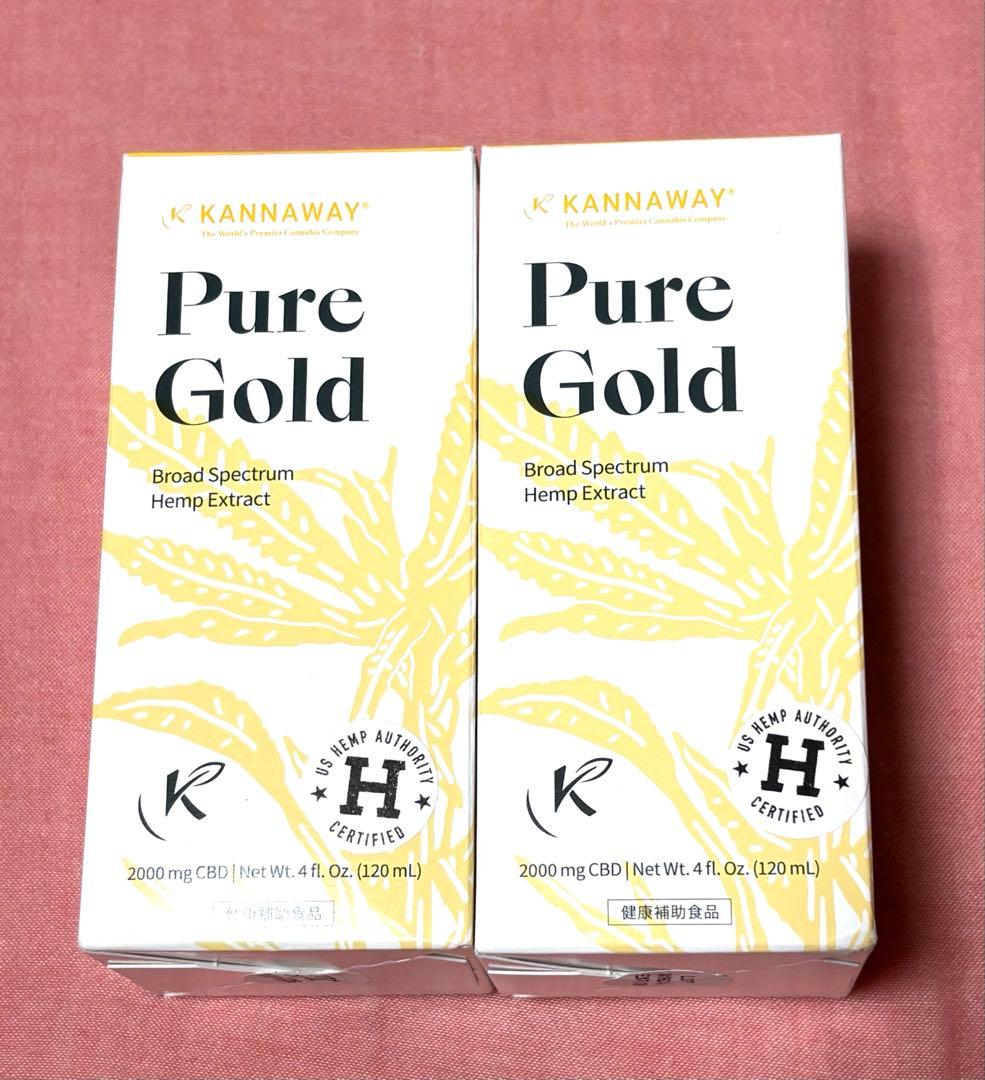 kannawayピュアゴールド2000mg 2本　‼️2025/6月新入荷分‼️