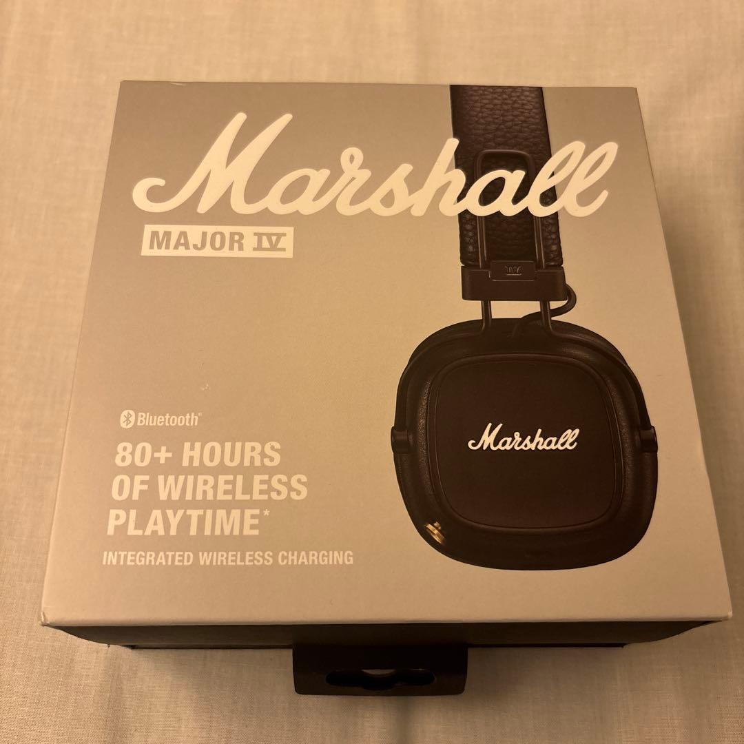 Marshall Major IV ワイヤレスヘッドフォン 黒　(正規品)