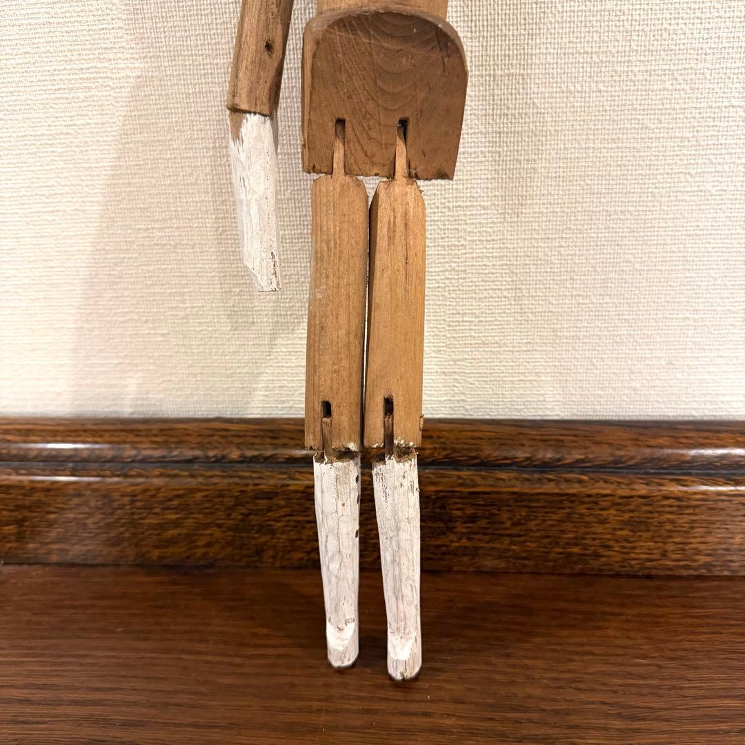 【SALE】ドイツ アンティークペグドール Grodnertal 木の人形