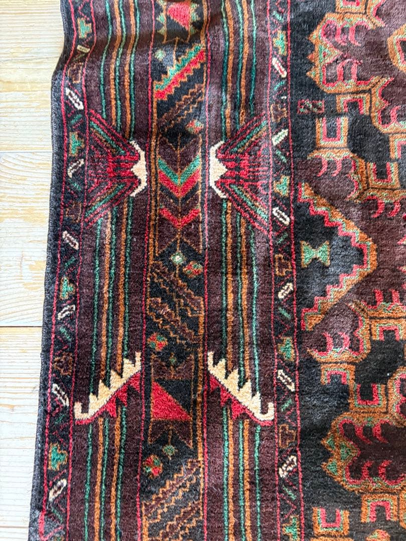 アフガニスタン　トライバル　ヴィンテージラグ 約200×116