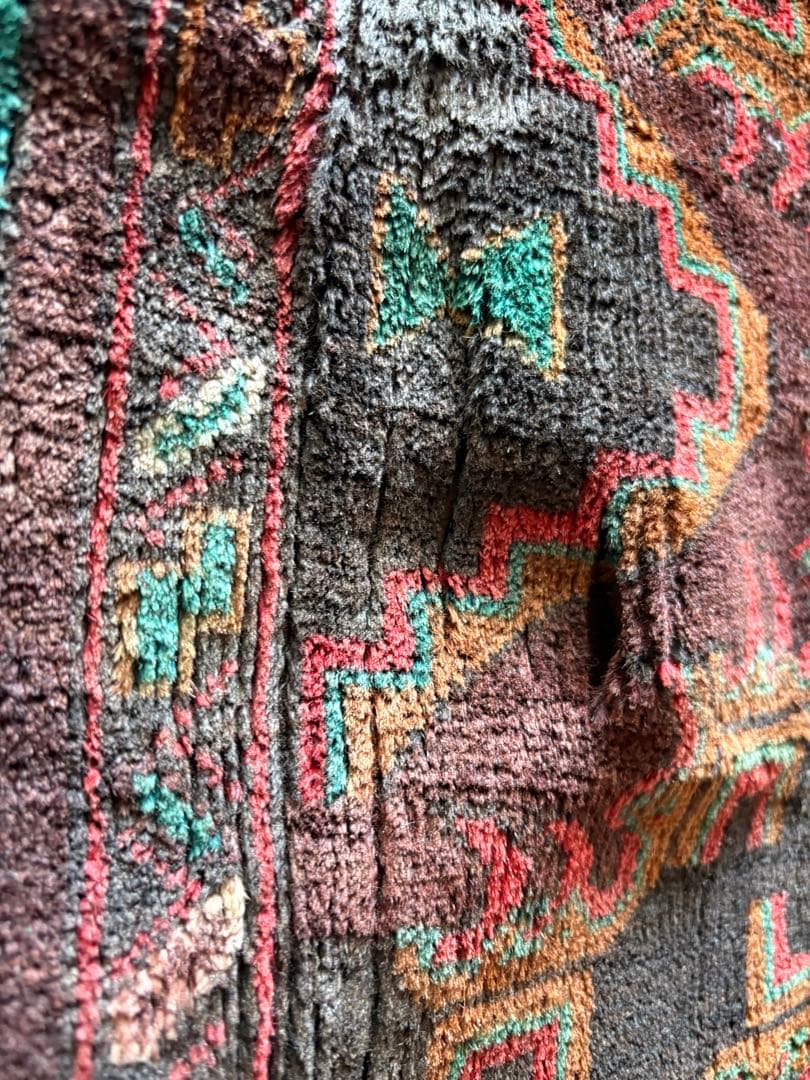 アフガニスタン　トライバル　ヴィンテージラグ 約200×116