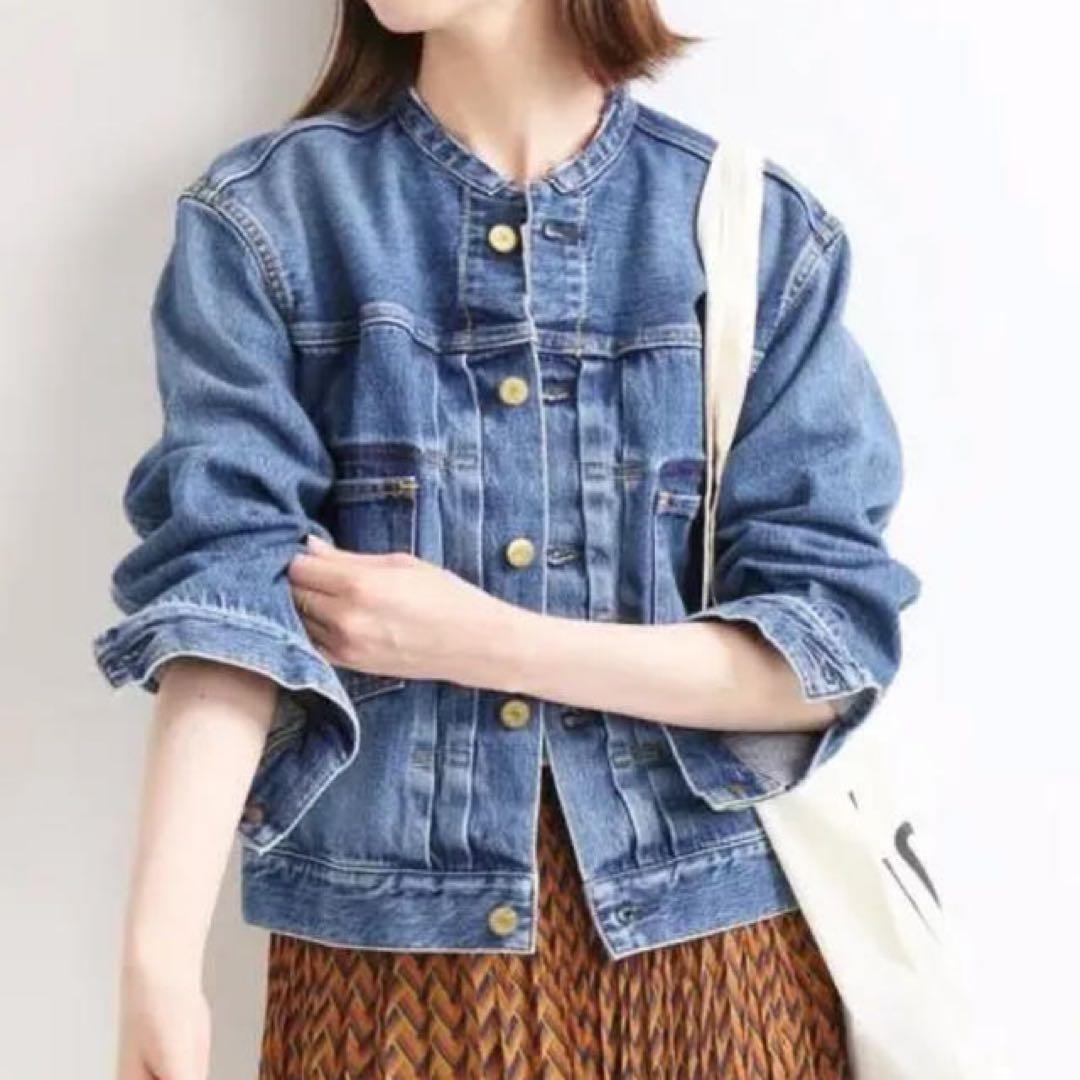 イエナ　リメイクデニムブルゾン　38