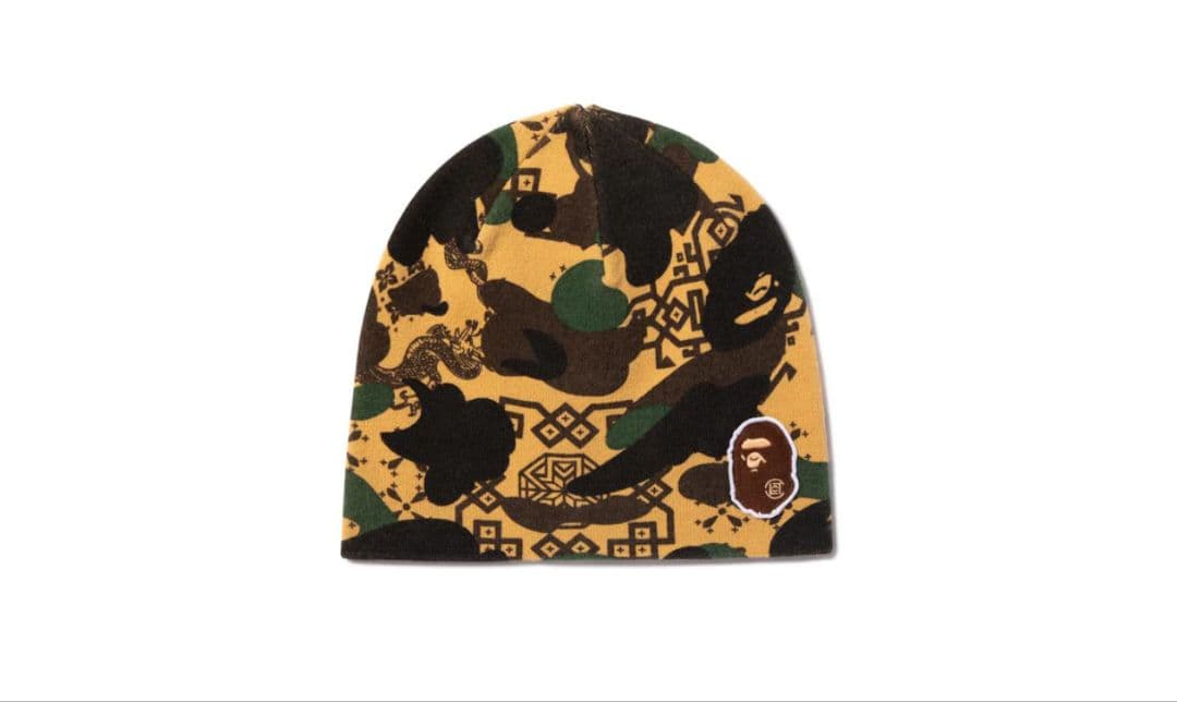 【 BAPE X CLOT 】CAMO BEANIE