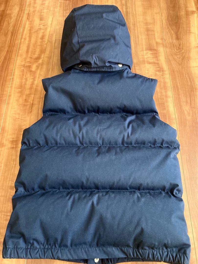 ノースフェイス　パープルレーベル フーデッドシェラベスト　ネイビー　サイズS