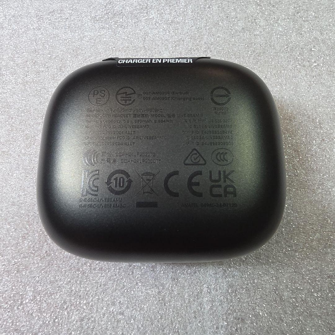 最終値下げ　　JBL LIVE BEAM 3 ワイヤレスイヤホン ブラック