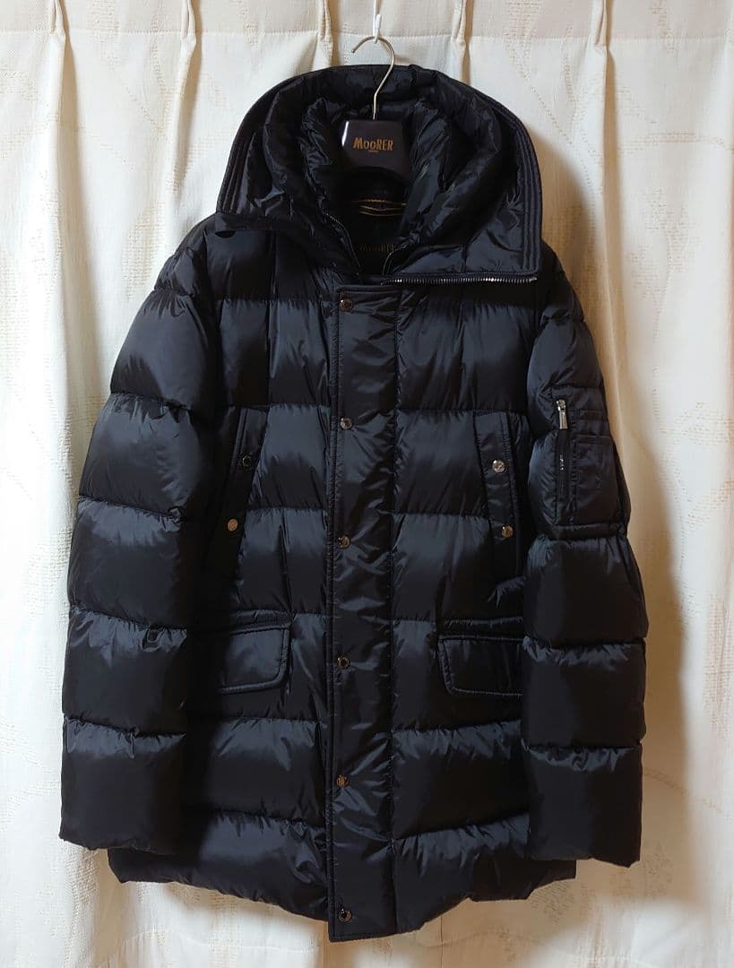 ムーレー MOORER GRIMA-SH 黒 50 ダウン ジャケット