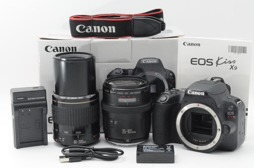 ▲新品級⑨▲新生活応援▲ Canon EOS Kiss x9 ダブルレンズ
