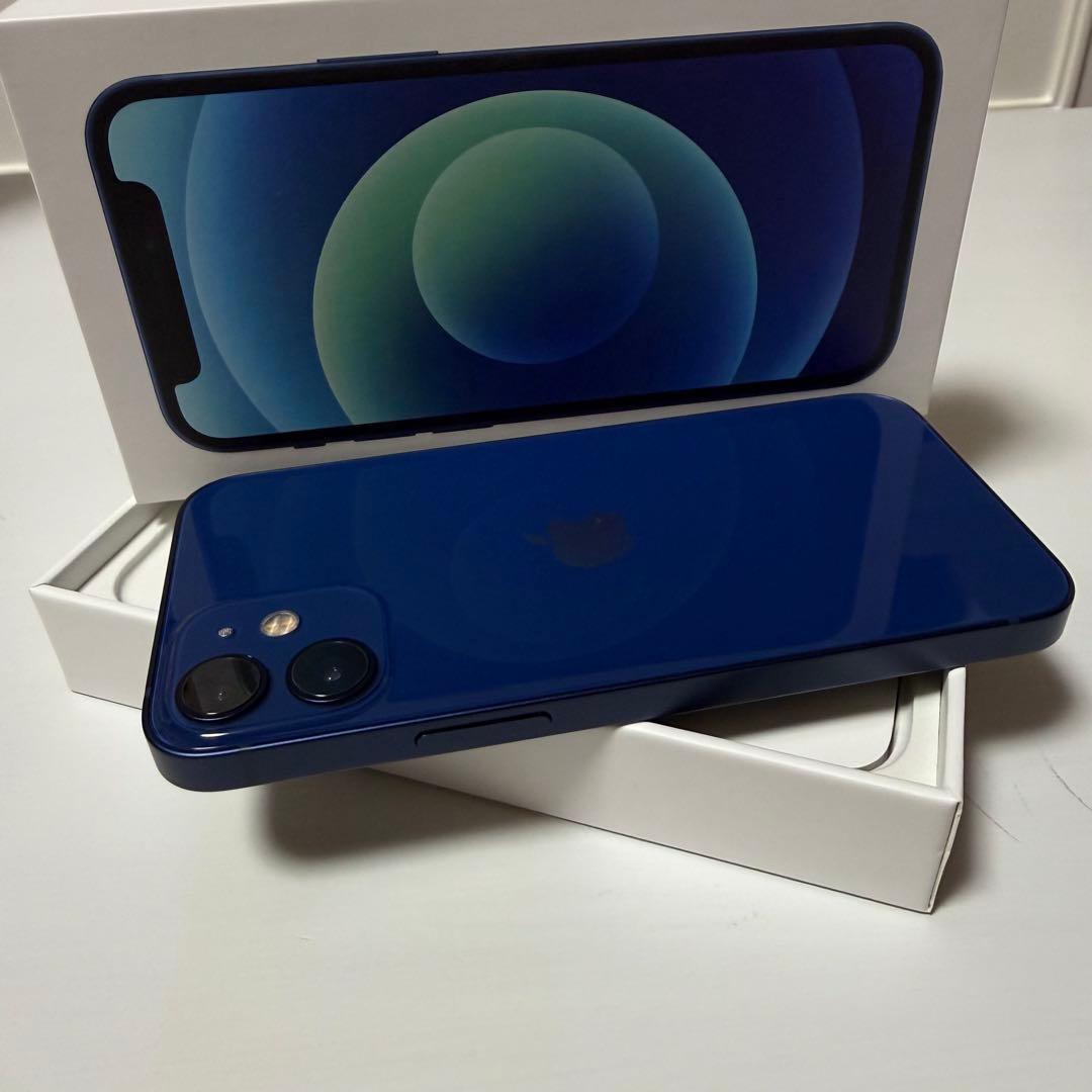 美品★64GB★ブルー/iphone12 mini★SIMフリー