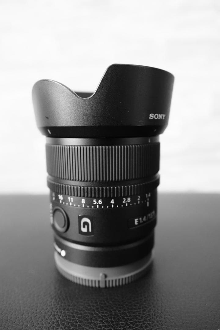 【美品】Sony E 15mm F1.4 G SEL15F14G 箱付き