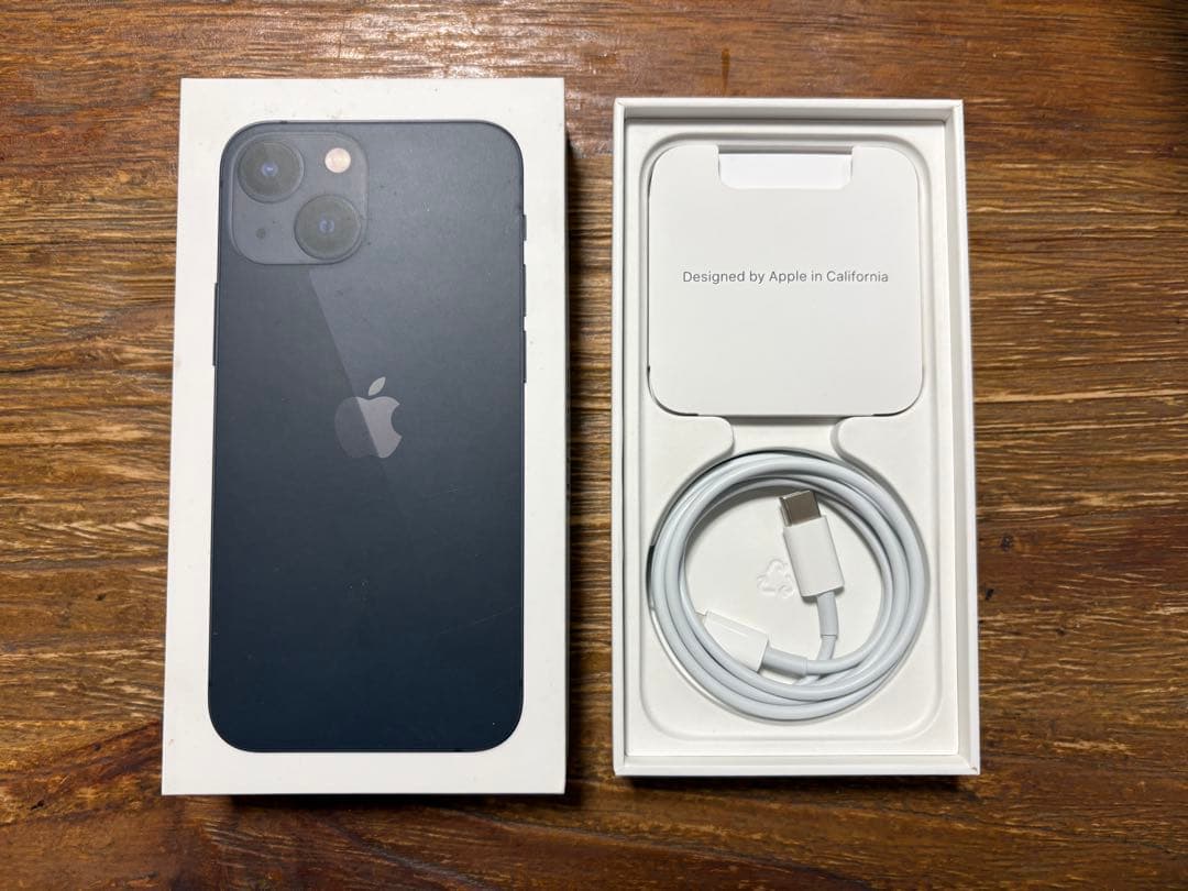 【値下げ】iPhone13mini 128GB SIMフリー本体+箱【動作良好】
