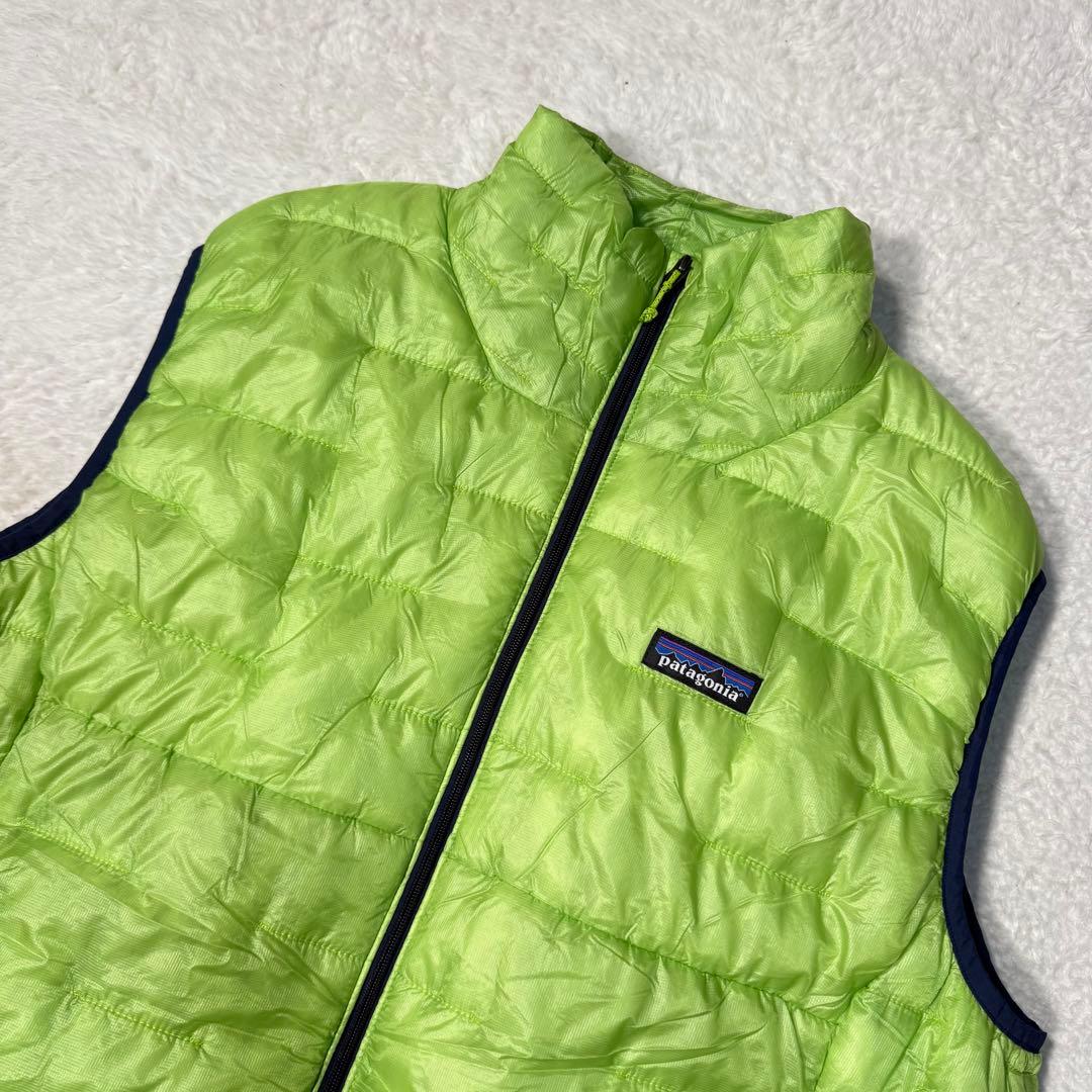 大人気 希少カラー 月光グリーン パタゴニア マイクロパフ ベスト メンズL