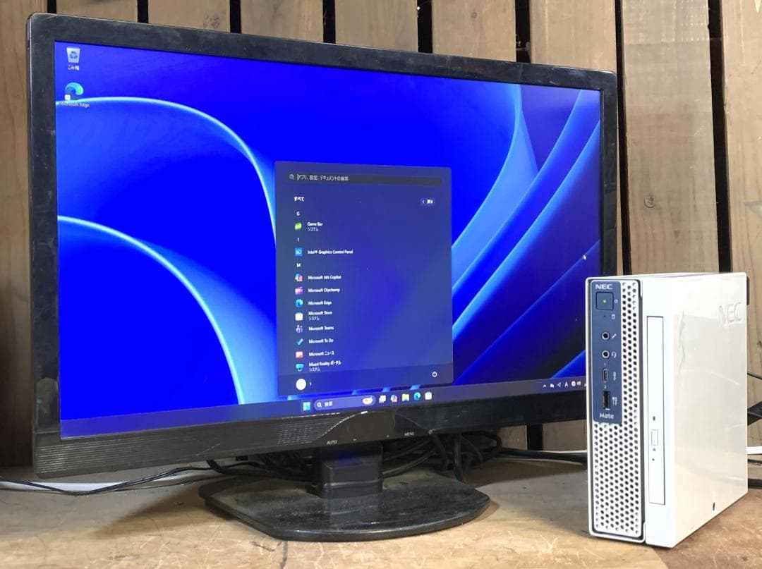 NEC 超小型/使用極少SSD/Win11 Pro 25H2/MKL31C-4